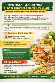 INFO BIMBINGAN TEKNIS (BIMTEK) PENYULUHAN KEAMANAN PANGAN